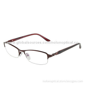 Burgundy Women's Rhinestone Designer Optical from United States
